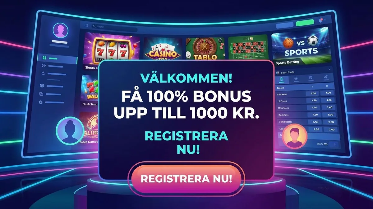 Registrera dig med bonus